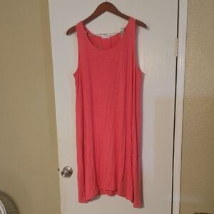 J. Jill Sleeveless Watermelon Midi Dress L NWT